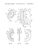 GAS SEAL FOR AEROSPACE ENGINES AND THE LIKE diagram and image