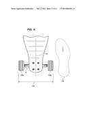 THREE WHEELED SCOOTER WITH REAR SKATE TRUCK AND FIXED FRONT WHEEL diagram and image