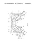 SUPPORT STRUCTURE FOR A VEHICLE WHEEL SUSPENSION diagram and image