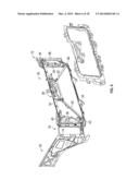 POSITIONING AND REINFORCEMENT STRUCTURE FOR A VEHICLE diagram and image