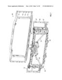 POSITIONING AND REINFORCEMENT STRUCTURE FOR A VEHICLE diagram and image
