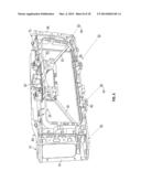 POSITIONING AND REINFORCEMENT STRUCTURE FOR A VEHICLE diagram and image