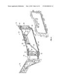 HOOD ASSEMBLY FOR A VEHICLE AND METHOD OF ALIGNING FRONT END ASSEMBLY     COMPONENTS FOR A VEHICLE diagram and image