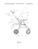 FOLDABLE STROLLER CAPABLE OF FOLDING A SEATBACK AUTOMATICALLY diagram and image