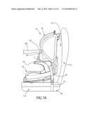 CHILD SEAT WITH BELT TENSIONING MECHANISM FOR IMPROVED INSTALLATION diagram and image