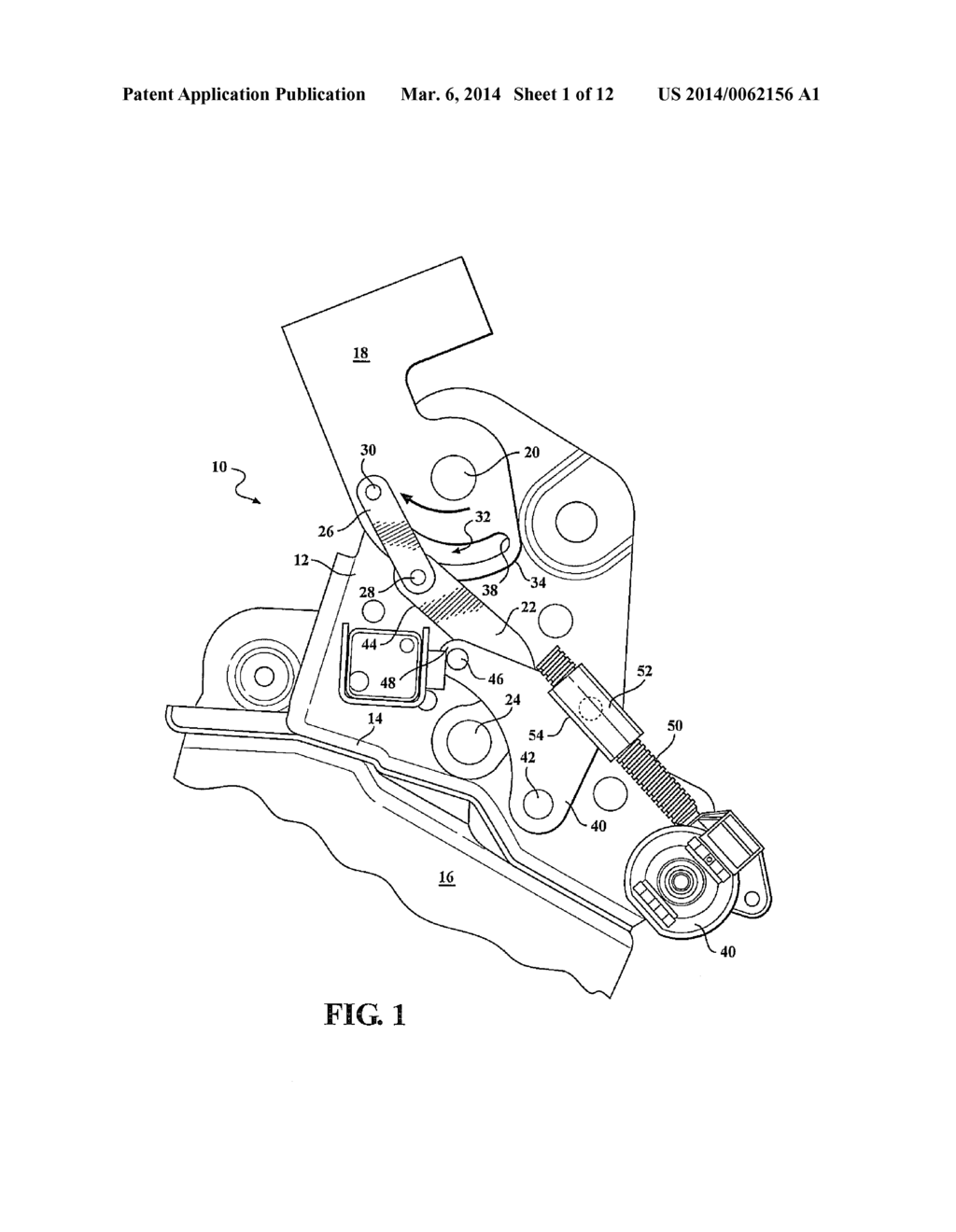 SEAT LATCH ASSEMBLY HAVING MANUAL SEAT DUMP AND POWERED UPRIGHT DESIGN     REWIND AND RESET MECHANISM - diagram, schematic, and image 02