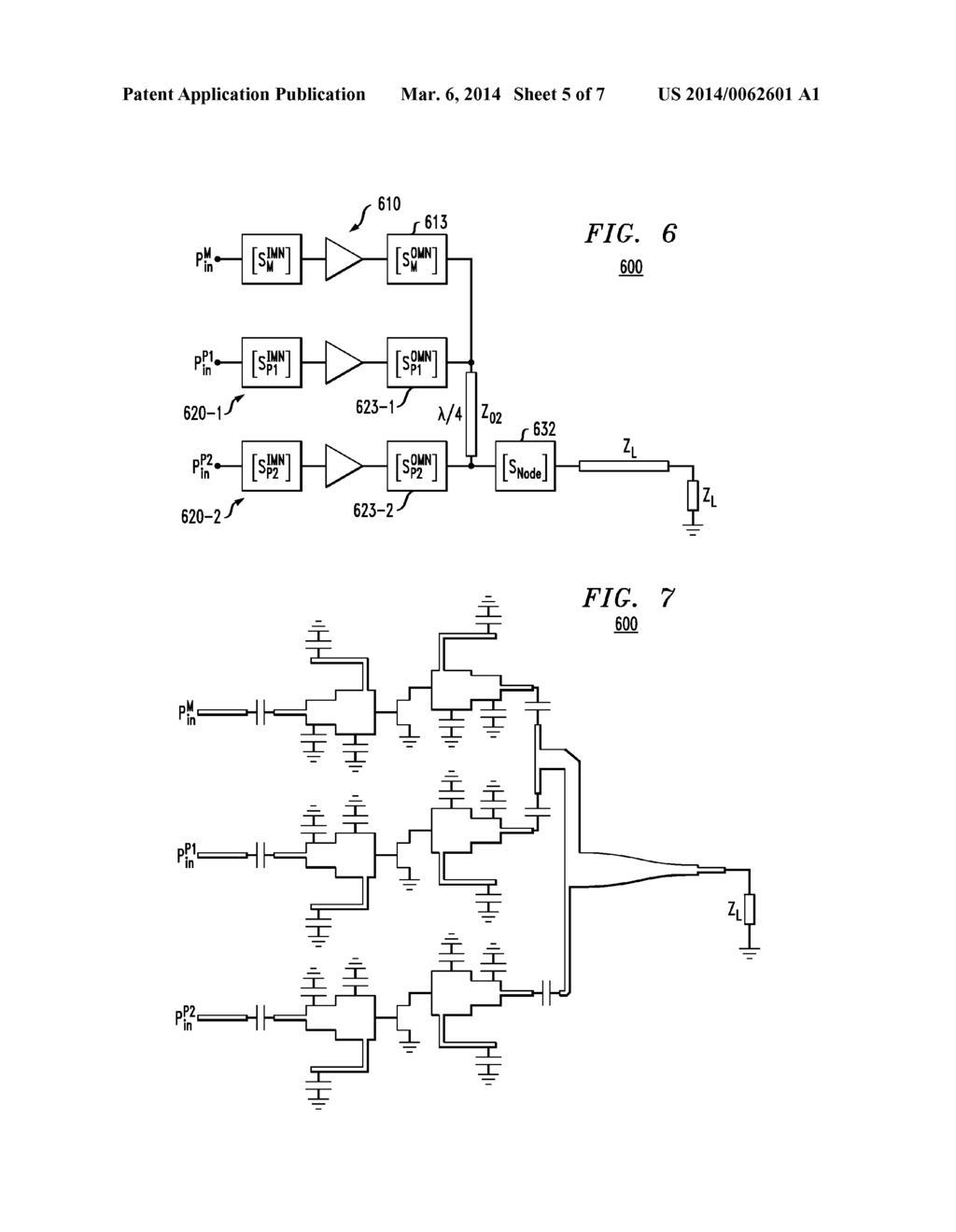 DOHERTY AMPLIFIER HAVING COMPACT OUTPUT MATCHING AND COMBINING NETWORKS - diagram, schematic, and image 06