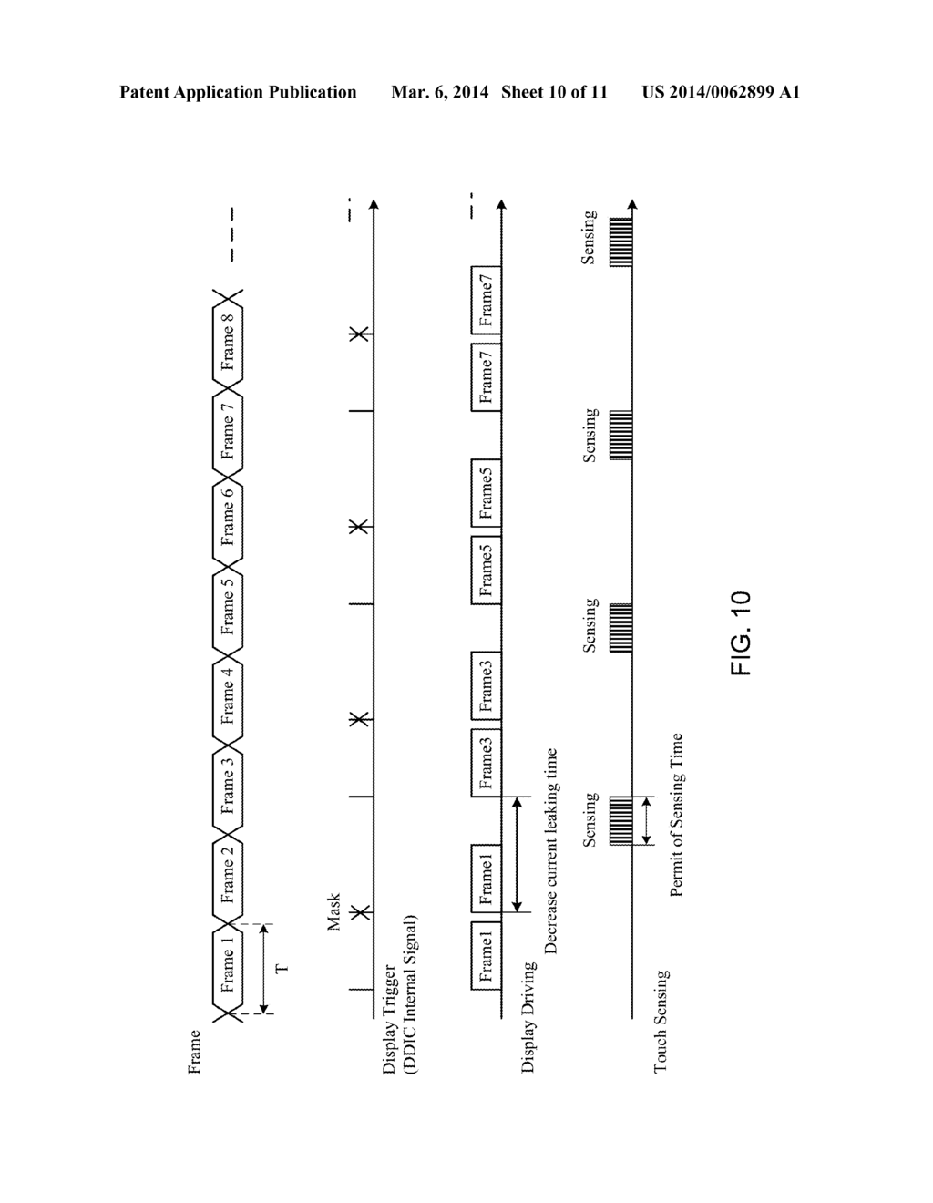 DYNAMIC STOP DISPLAY DRIVING MECHANISM FOR TOUCH SENSING - diagram, schematic, and image 11