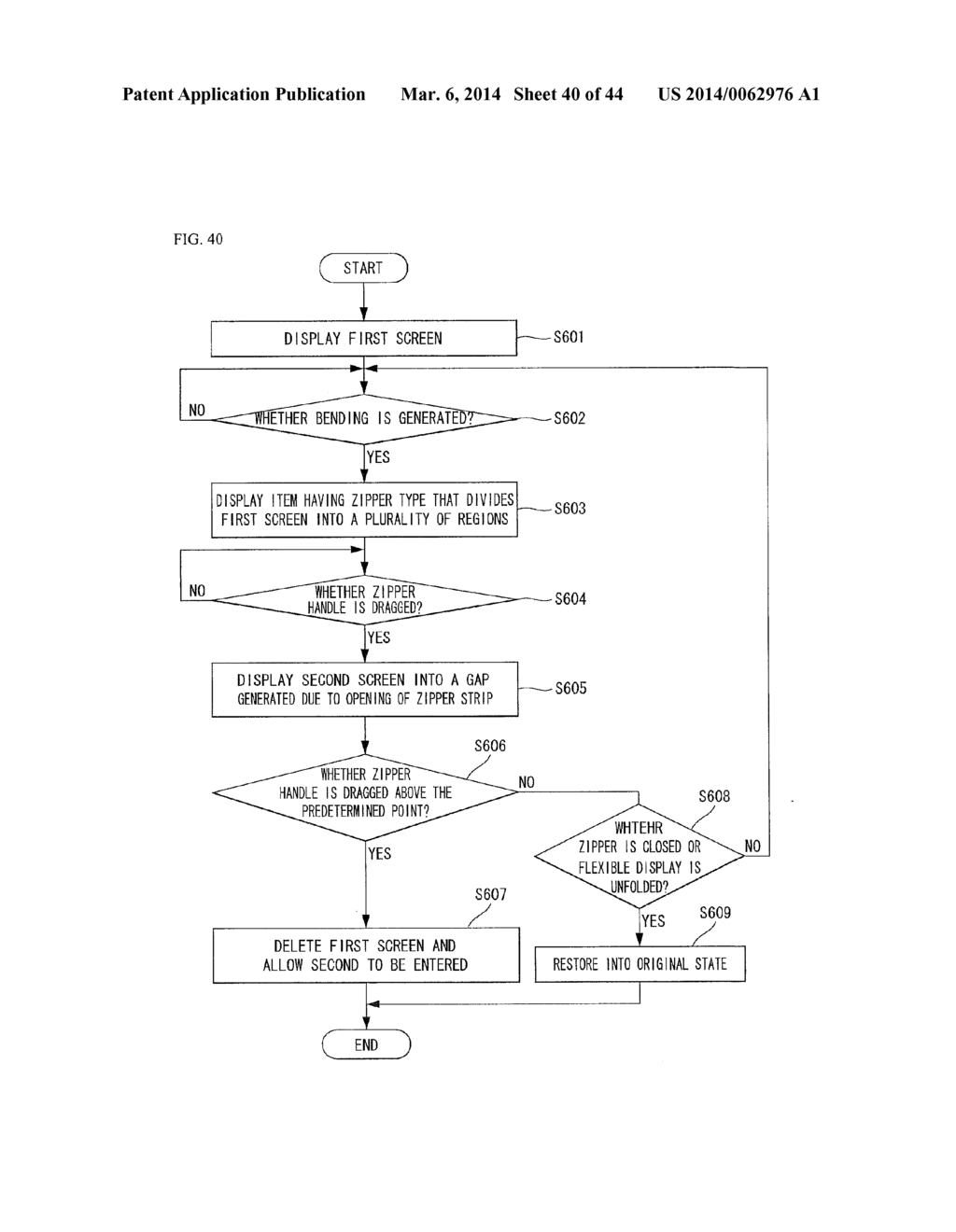 MOBILE TERMINAL AND METHOD OF CONTROLLING A MOBILE TERMINAL - diagram, schematic, and image 41