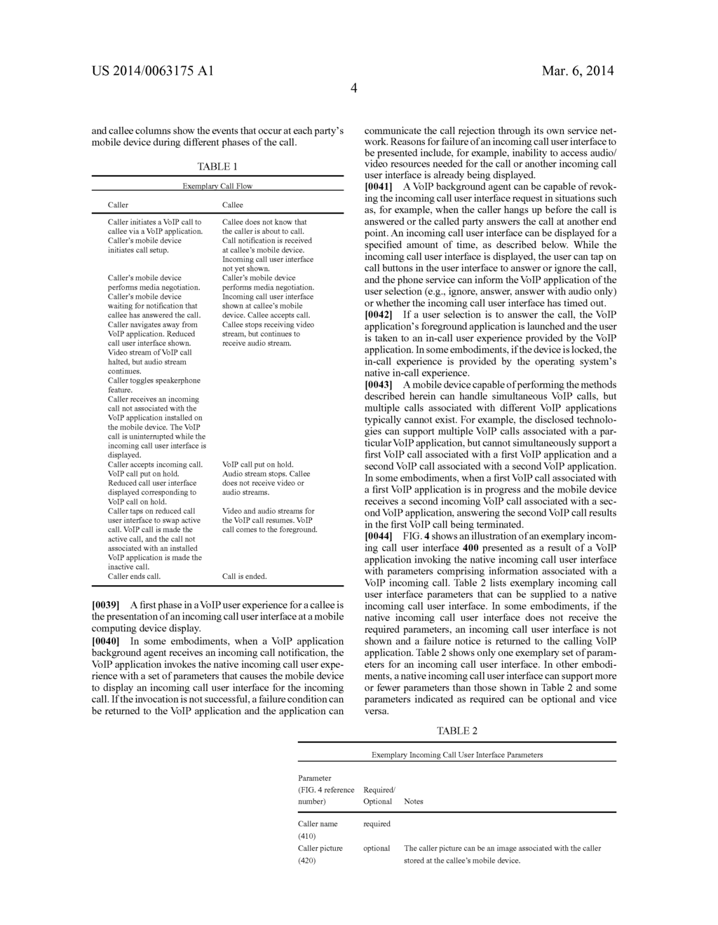 UNIFIED USER EXPERIENCE FOR MOBILE CALLS - diagram, schematic, and image 22