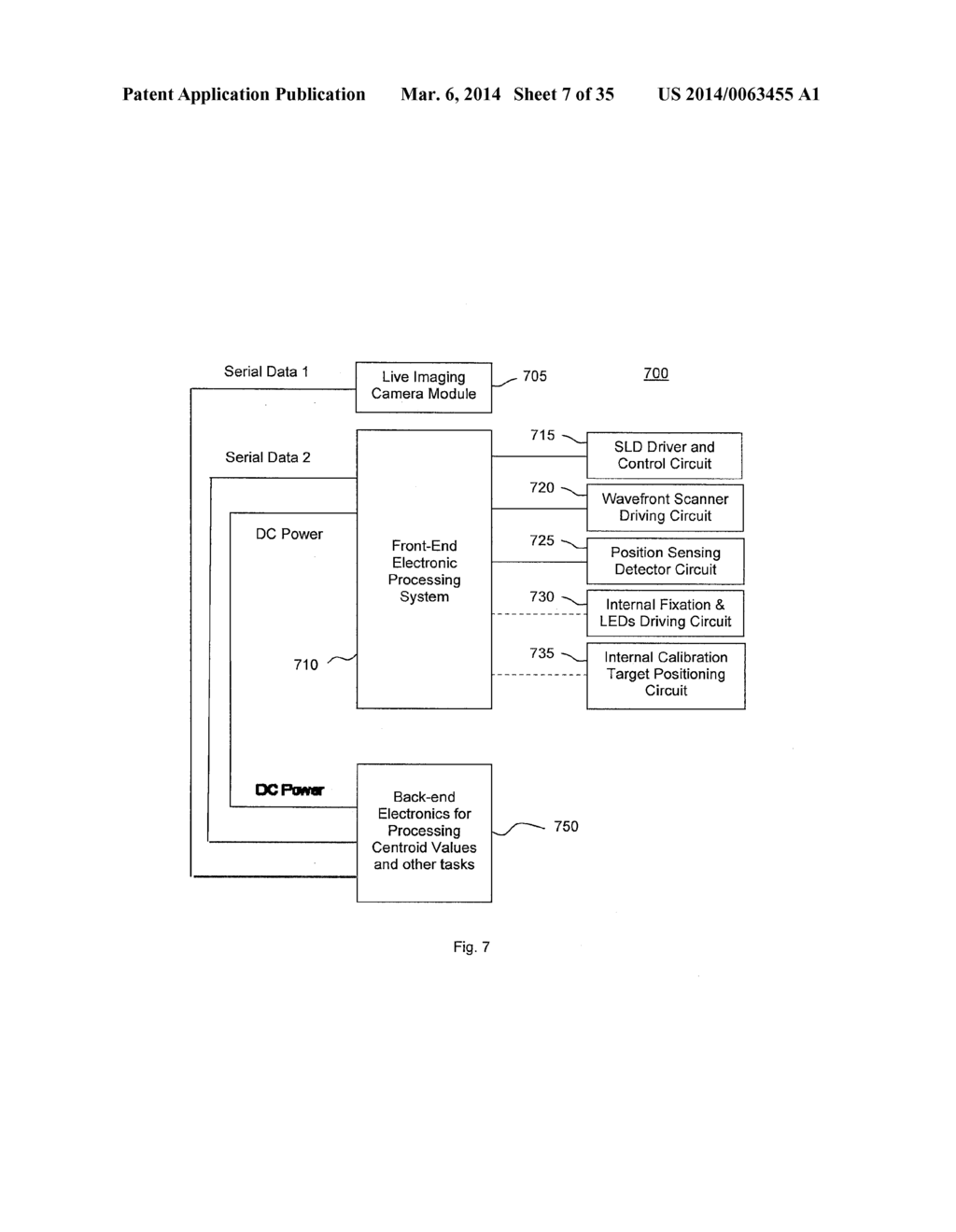 APPARATUS AND METHOD FOR OPERATING A REAL TIME LARGE DIOPTER RANGE     SEQUENTIAL WAVEFRONT SENSOR - diagram, schematic, and image 08