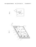 DRIP-PROOF STRUCTURE OF ELECTRONIC APPARATUS diagram and image