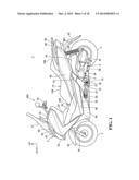 REAR STRUCTURE OF SADDLE-RIDE TYPE VEHICLE diagram and image