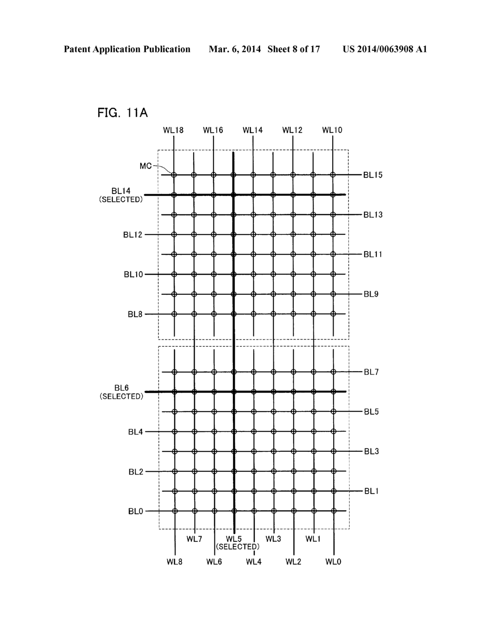 SEMICONDUCTOR MEMORY DEVICE - diagram, schematic, and image 09