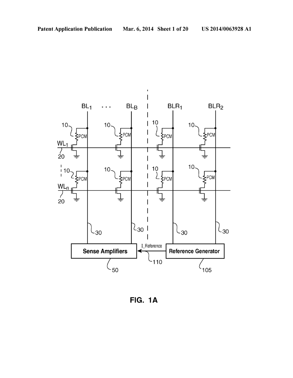 Processors and Systems with Cell-Generated-Reference in Phase-Change     Memory - diagram, schematic, and image 02