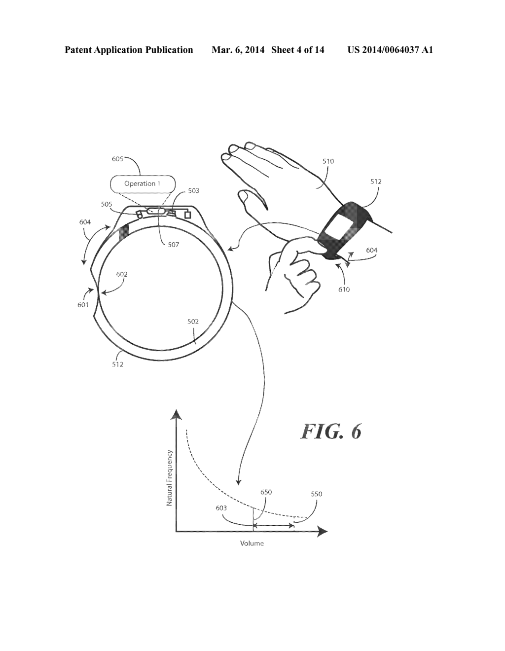 WEARABLE DEVICE WITH ACOUSTIC USER INPUT AND METHOD FOR SAME - diagram, schematic, and image 05