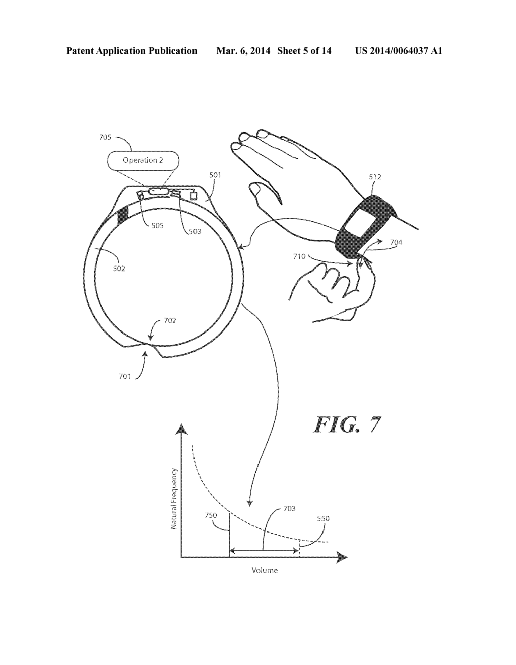 WEARABLE DEVICE WITH ACOUSTIC USER INPUT AND METHOD FOR SAME - diagram, schematic, and image 06