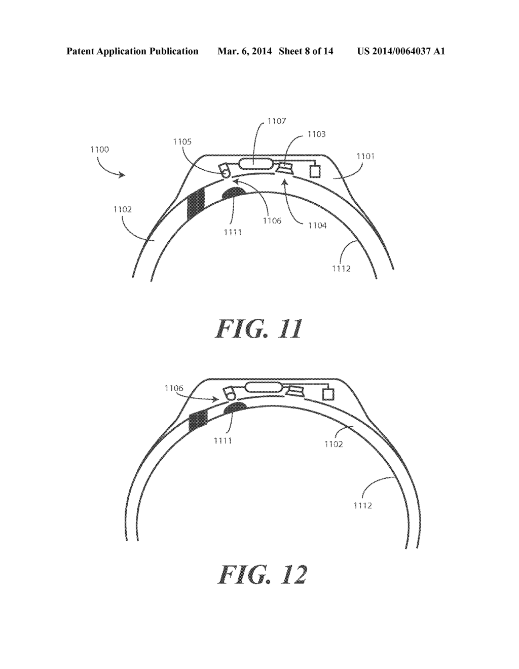 WEARABLE DEVICE WITH ACOUSTIC USER INPUT AND METHOD FOR SAME - diagram, schematic, and image 09