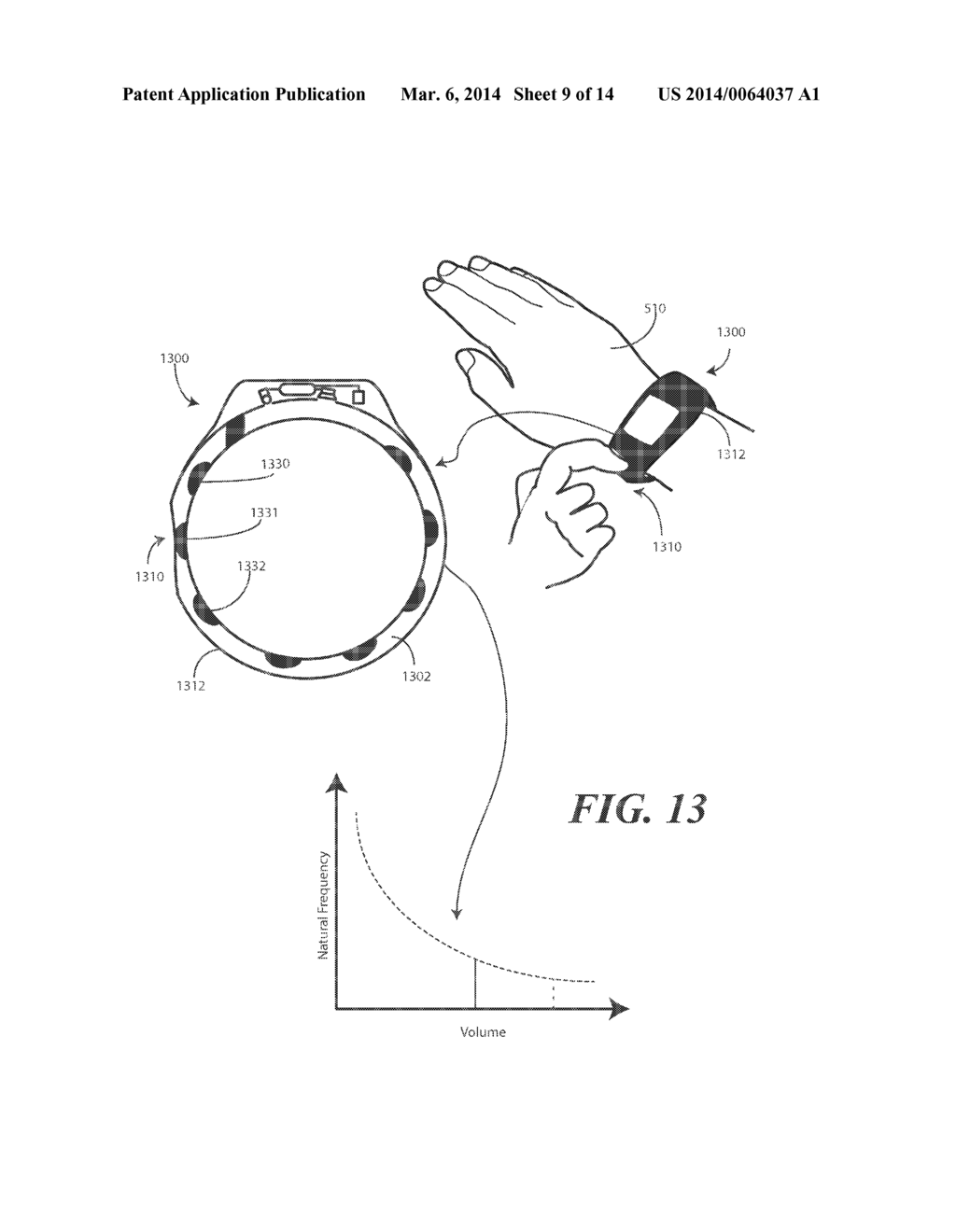 WEARABLE DEVICE WITH ACOUSTIC USER INPUT AND METHOD FOR SAME - diagram, schematic, and image 10