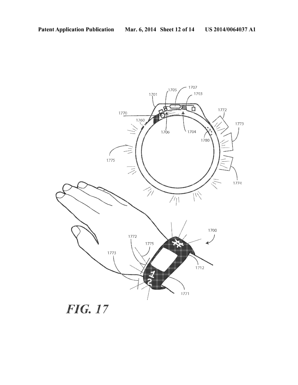 WEARABLE DEVICE WITH ACOUSTIC USER INPUT AND METHOD FOR SAME - diagram, schematic, and image 13