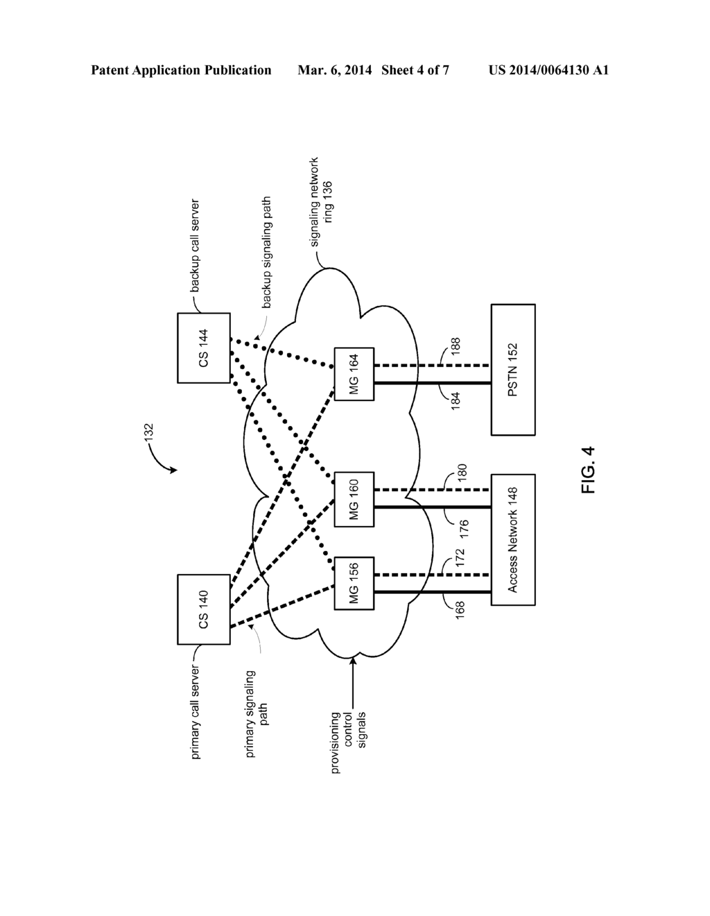 GEOGRAPHIC REDUNDANCY FOR CALL SERVERS IN A CELLULAR SYSTEM BASED ON A     BEARER-INDEPENDENT CORE NETWORK - diagram, schematic, and image 05