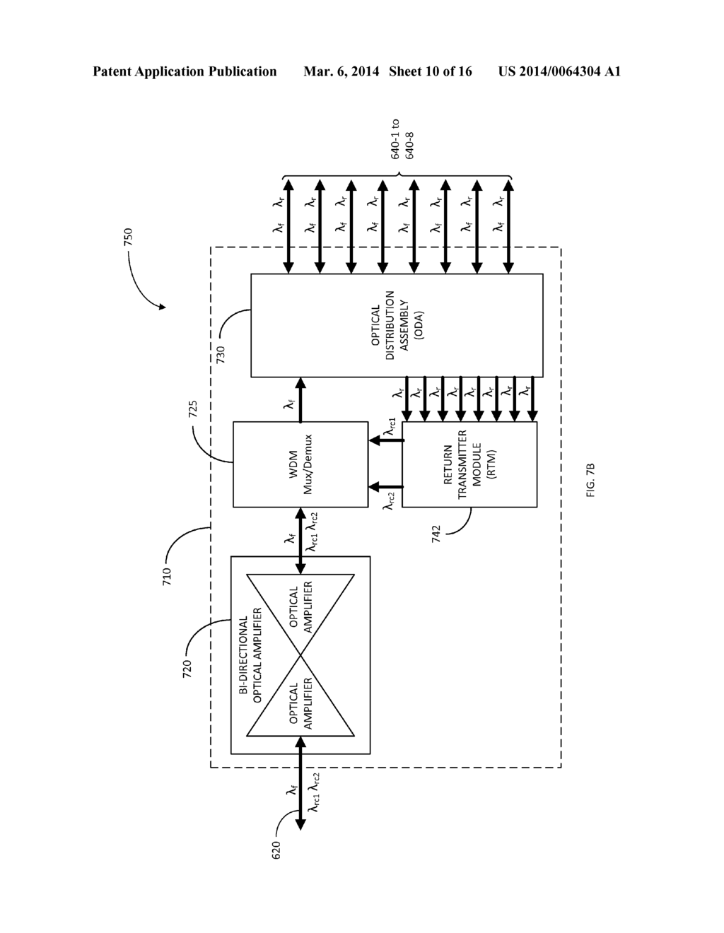 SYSTEM AND METHOD FOR DISTRIBUTING OPTICAL SIGNALS - diagram, schematic, and image 11