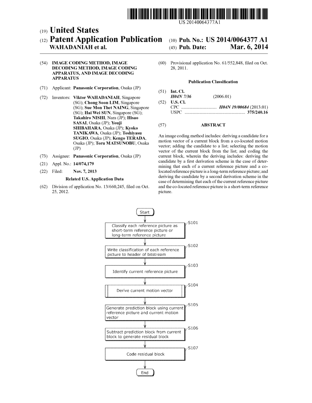 IMAGE CODING METHOD, IMAGE DECODING METHOD, IMAGE CODING APPARATUS, AND     IMAGE DECODING APPARATUS - diagram, schematic, and image 01