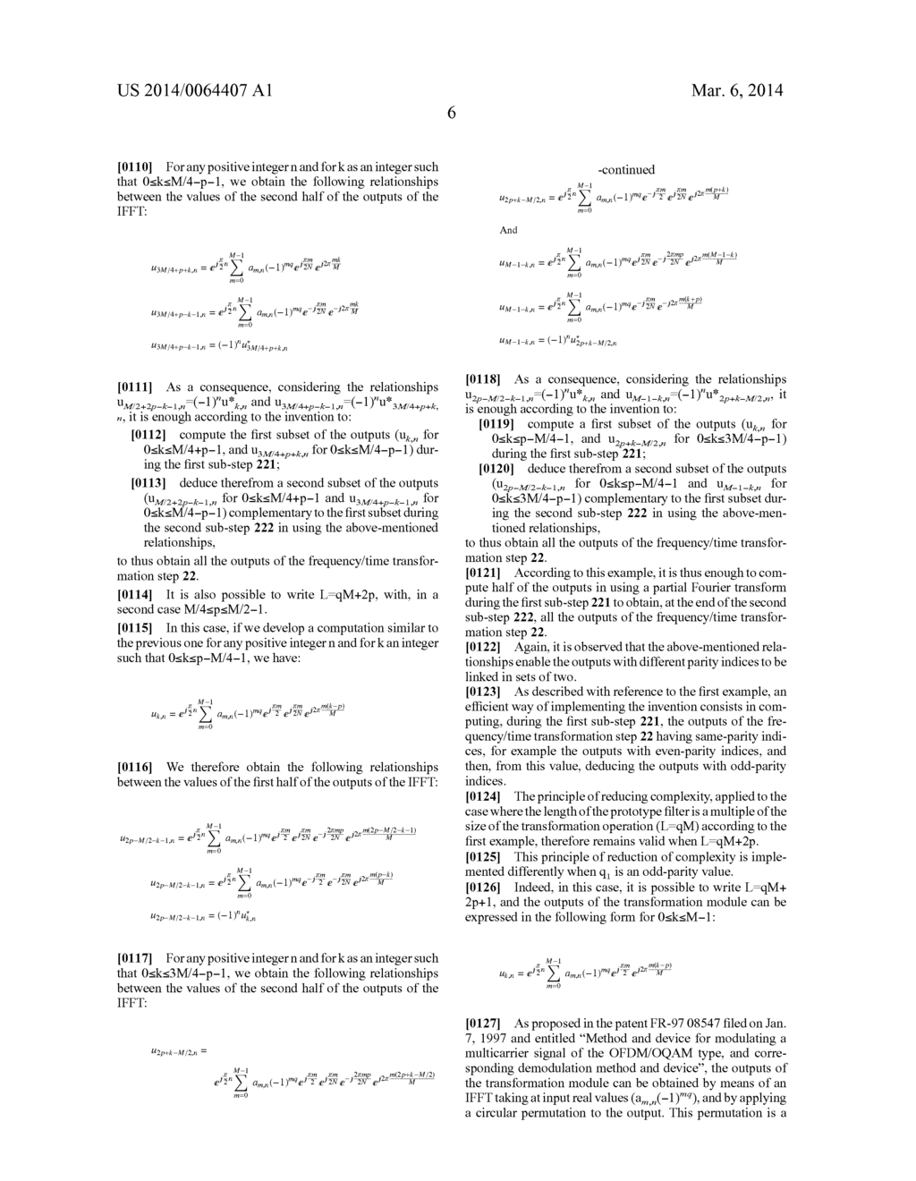 METHOD FOR MODULATING AN OQAM TYPE MULTI-CARRIER SIGNAL, AND CORRESPONDING     COMPUTER PROGRAM AND MODULATOR - diagram, schematic, and image 10