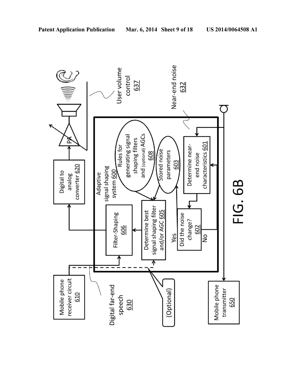 SYSTEM FOR ADAPTIVE AUDIO SIGNAL SHAPING FOR IMPROVED PLAYBACK IN A NOISY     ENVIRONMENT - diagram, schematic, and image 10