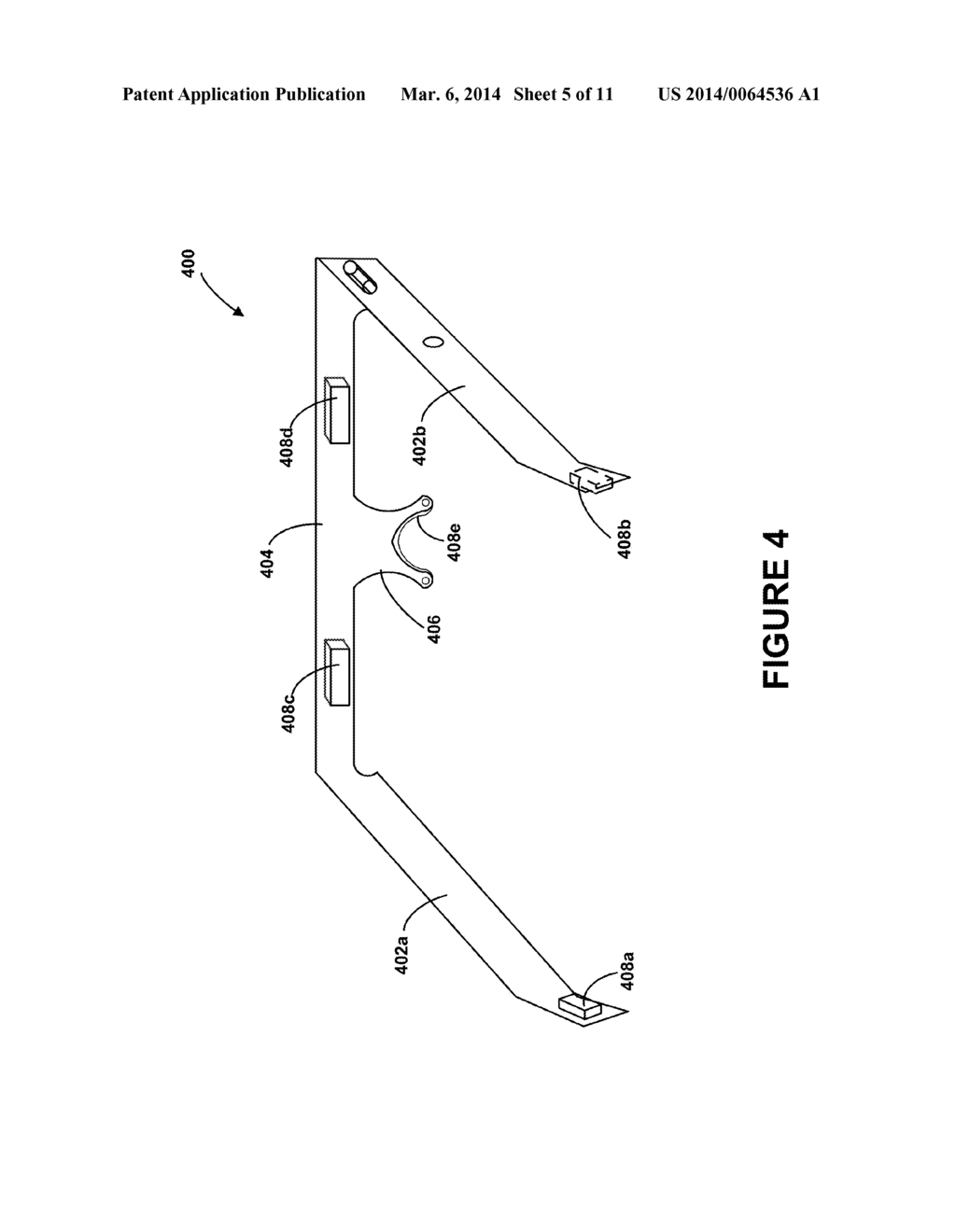 Thin Film Bone-Conduction Transducer for a Wearable Computing System - diagram, schematic, and image 06