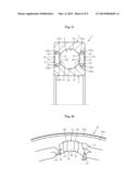 RETAINER FOR BALL BEARING, AND BALL BEARING diagram and image