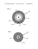 Optical Fiber Cable Having Reinforcing Layer of Tape Heat-Bonded to Jacket diagram and image