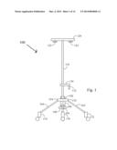 Systems and Methods for Securing Mobile Medical Equipment Supporter     Systems to Patient Transporters with Adjustability diagram and image