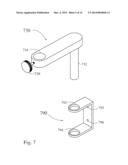 Systems and Methods for Securing Mobile Medical Equipment Supporter     Systems to Patient Transporters with Adjustability diagram and image