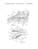 Foldable extension deck and ramp assembly for pickup truck diagram and image