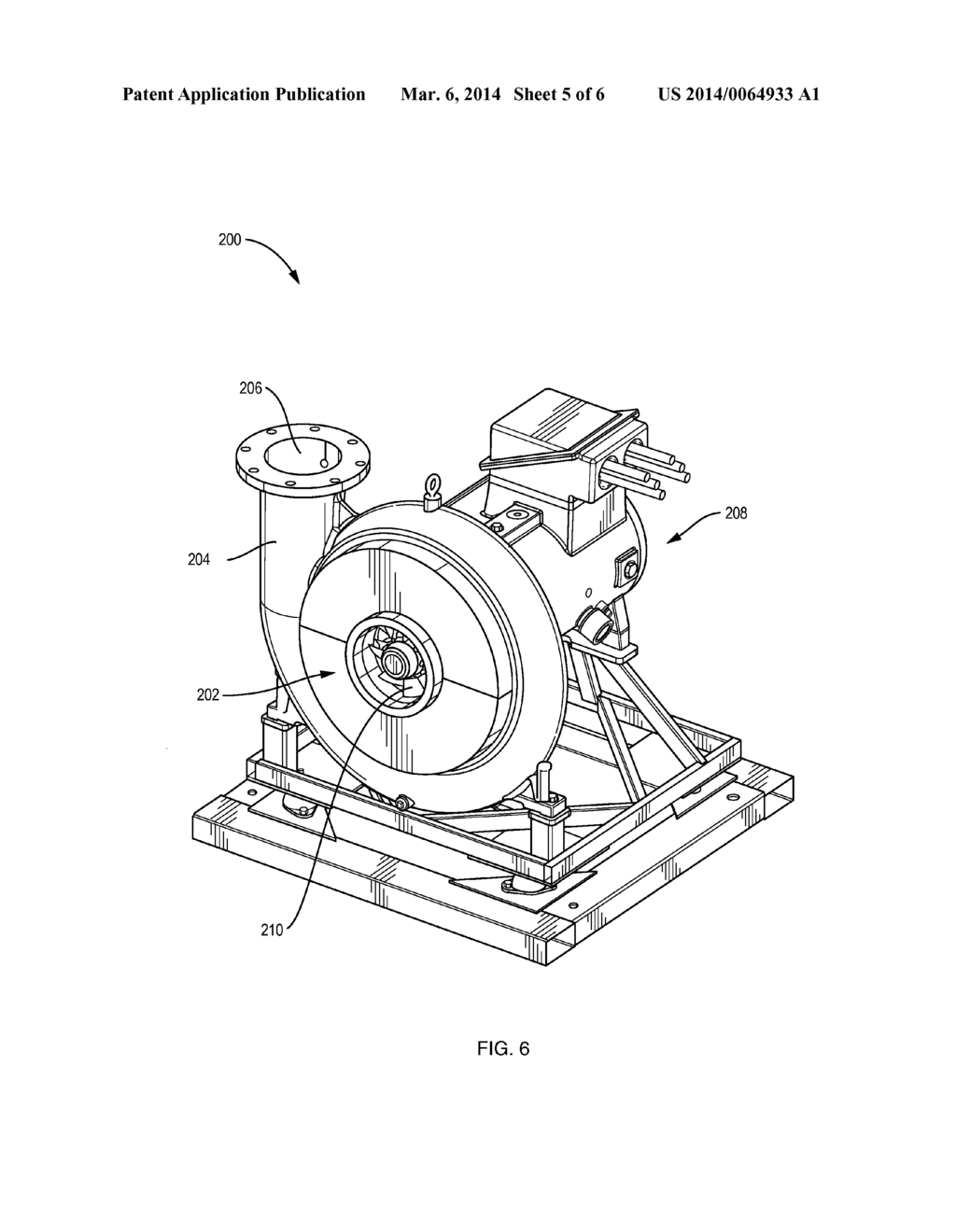 DIFFUSER ASSEMBLY COMPRISING DIFFUSER VANES PIVOTING ABOUT THE LEADING     EDGE - diagram, schematic, and image 06