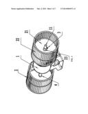 COMBINATION OF MOTOR AND WIND WHEEL diagram and image