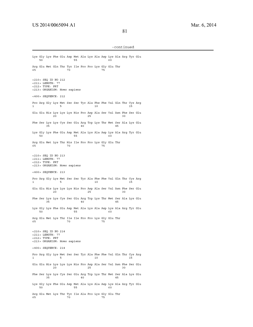 POLYMER CONJUGATES OF BOX-A OF HMGB1 AND BOX-A VARIANTS OF HMGB1 - diagram, schematic, and image 179