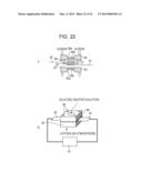 FUEL CELL, METHOD FOR PRODUCING FUEL CELL, ELECTRONIC APPARATUS,     NICOTINAMIDE ADENINE DINUCLEOTIDE-IMMOBILIZED ELECTRODE, NICOTINAMIDE     ADENINE DINUCLEOTIDE-IMMOBILIZED CARRIER, ENZYME REACTION UTILIZATION     DEVICE, PROTEIN-IMMOBILIZED ELECTRODE AND PROTEIN-IMMOBILIZED CARRIER diagram and image