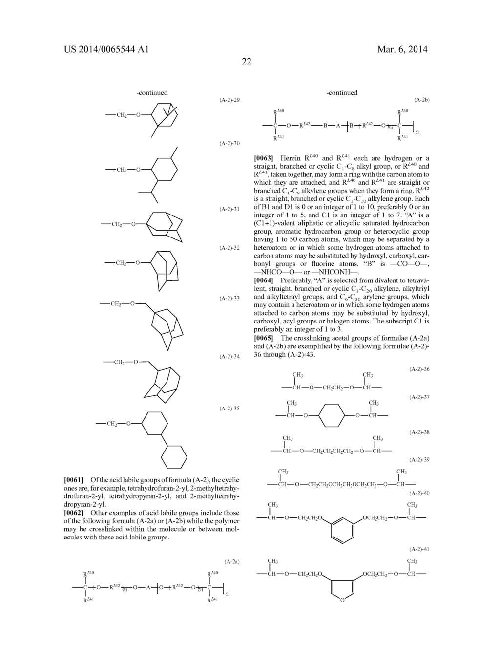 RESIST COMPOSITION AND PATTERNING PROCESS - diagram, schematic, and image 23