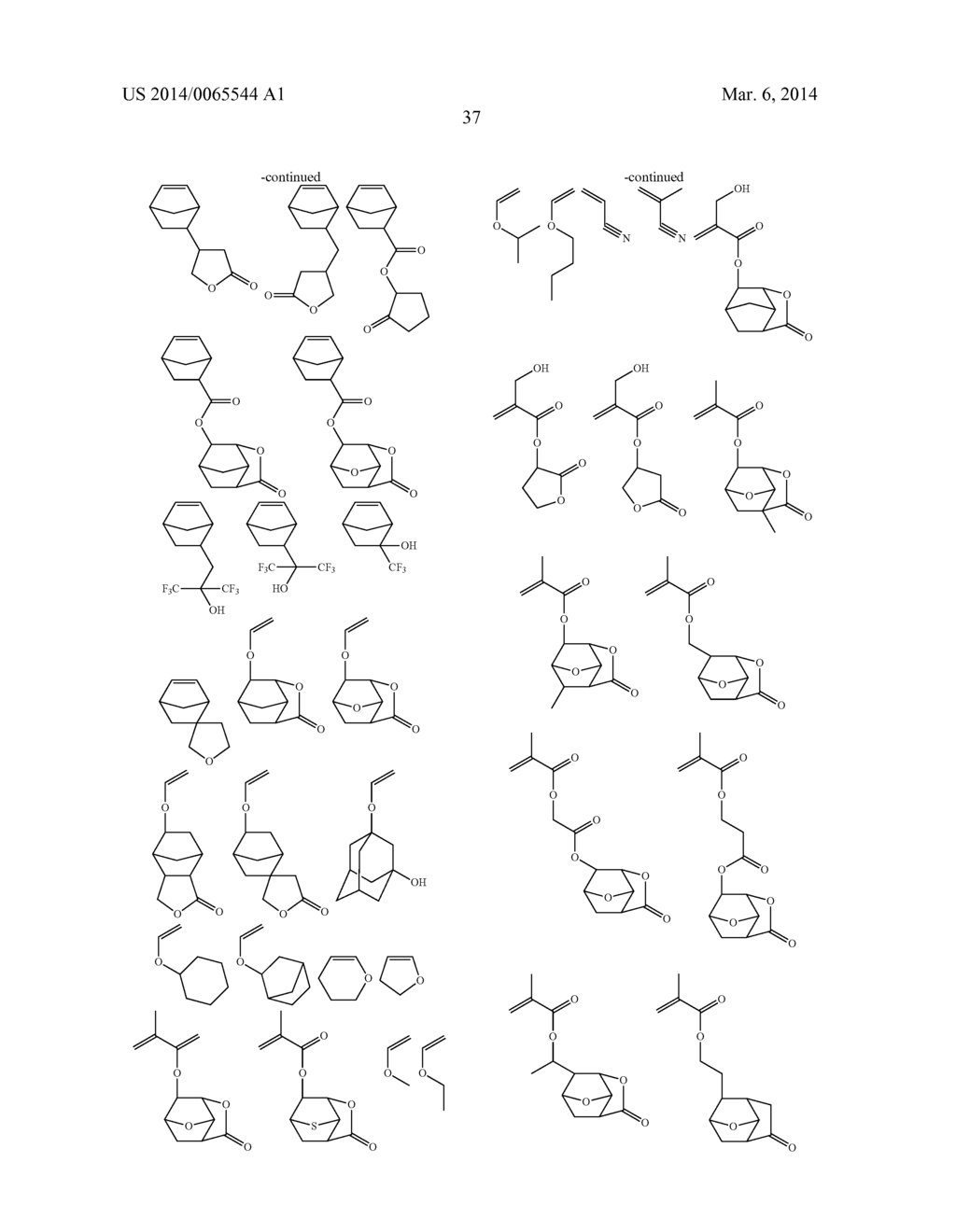 RESIST COMPOSITION AND PATTERNING PROCESS - diagram, schematic, and image 38