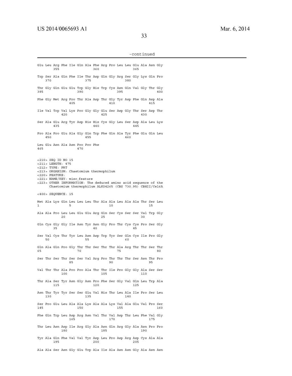 Method for treating cellulosic material and CBHII/CEL6A enzymes useful     therein - diagram, schematic, and image 39