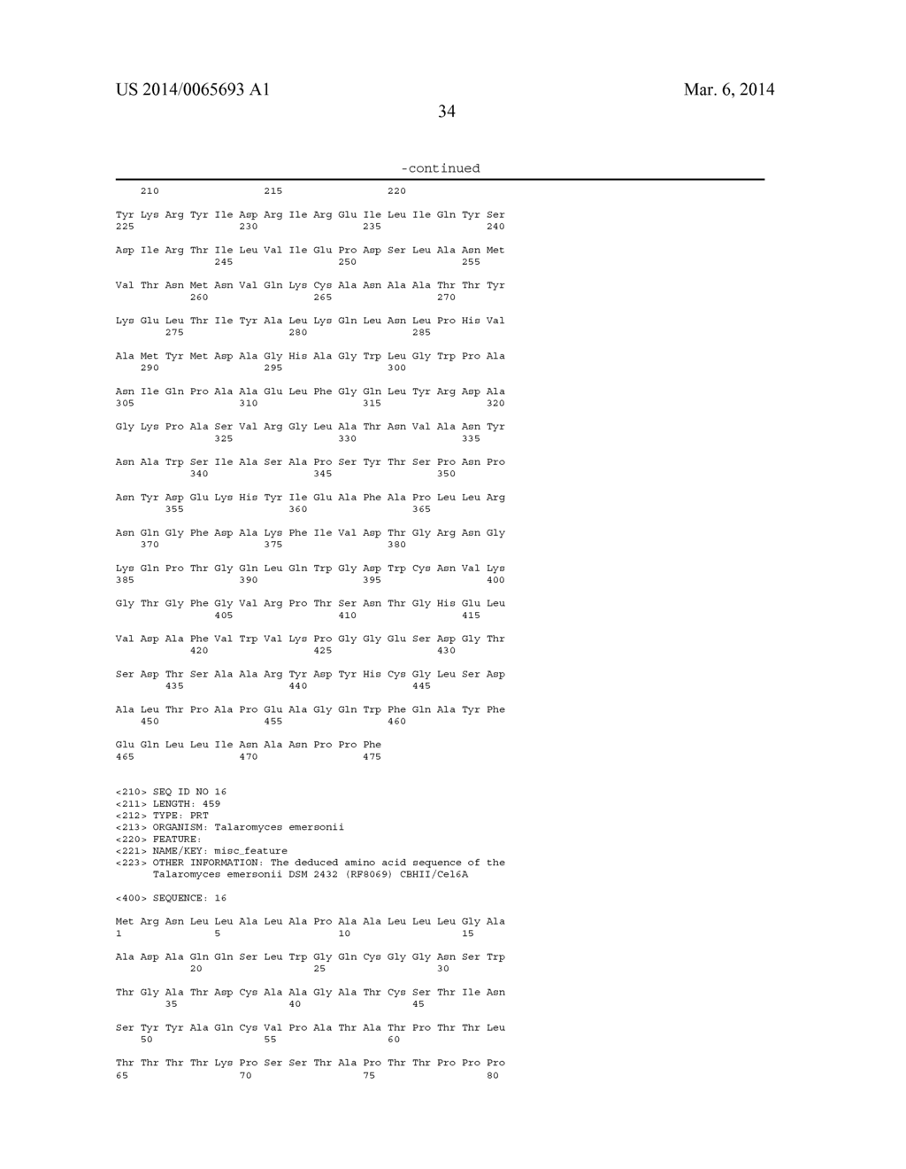 Method for treating cellulosic material and CBHII/CEL6A enzymes useful     therein - diagram, schematic, and image 40