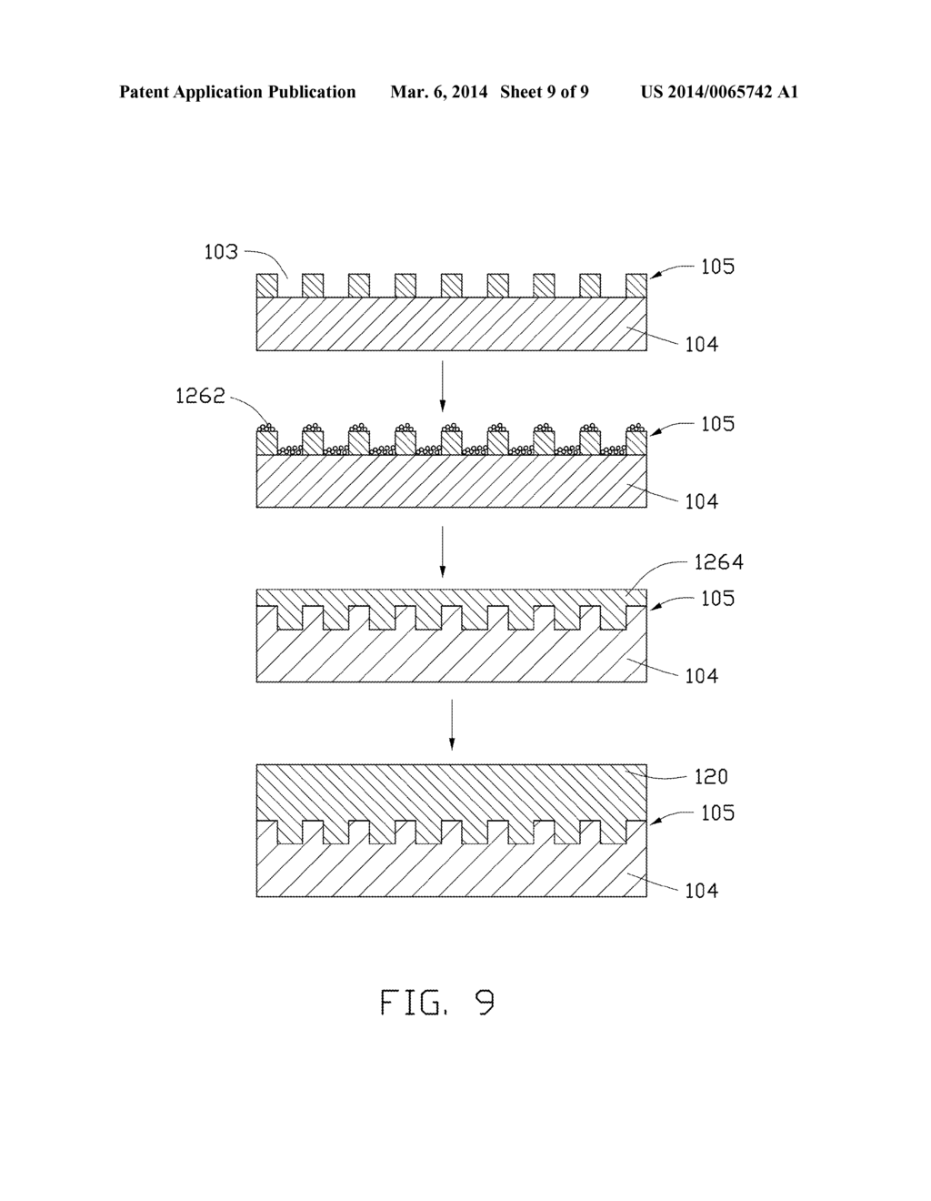 METHOD FOR MAKING LIGHT EMITTING DIODE - diagram, schematic, and image 10