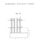 SEMICONDUCTOR DEVICES INCLUDING A SUPPORT FOR AN ELECTRODE AND METHODS OF     FORMING SEMICONDUCTOR DEVICES INCLUDING A SUPPORT FOR AN ELECTRODE diagram and image