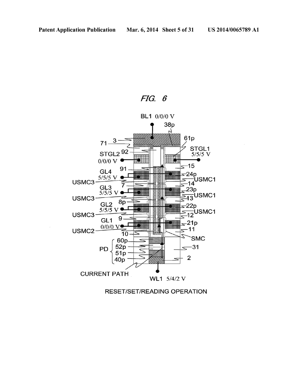 NONVOLATILE SEMICONDUCTOR MEMORY DEVICE AND MANUFACTURING METHOD THEREOF - diagram, schematic, and image 06