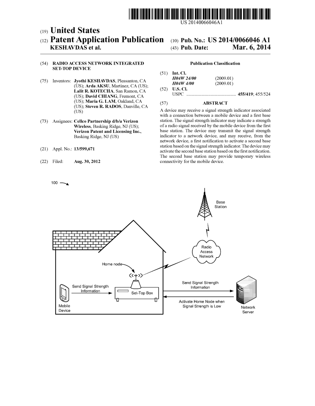 RADIO ACCESS NETWORK INTEGRATED SET-TOP DEVICE - diagram, schematic, and image 01