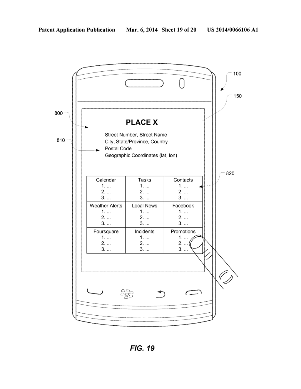 Displaying Place-Related Content On A Mobile Device - diagram, schematic, and image 20