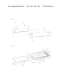 CELLULAR-PHONE CASE HAVING RETRACTABLE CARD HOLDING STRUCTURE diagram and image