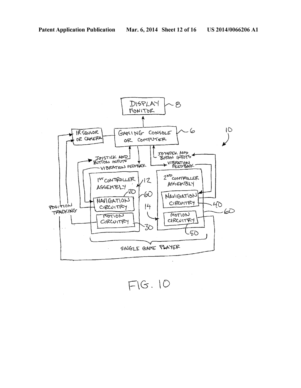 Controller Input for Interactive Gaming System - diagram, schematic, and image 13